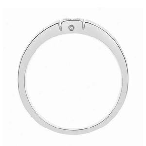 Jewelove™ Rings Single Diamond Platinum Ring for Men SJ PTO 311