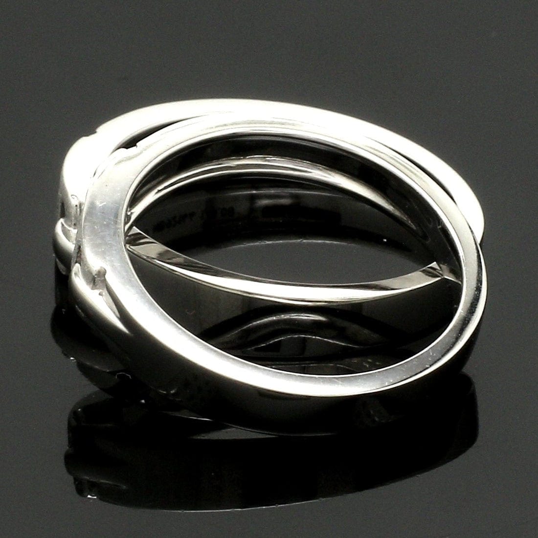 Jewelove™ Rings Single Diamond Platinum Wedding Bands JL PT 242