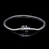 Jewelove™ Bangles & Bracelets Single / VS-SI, IJ Single Line Platinum Tennis Bracelet with Diamonds JL PTB 1235