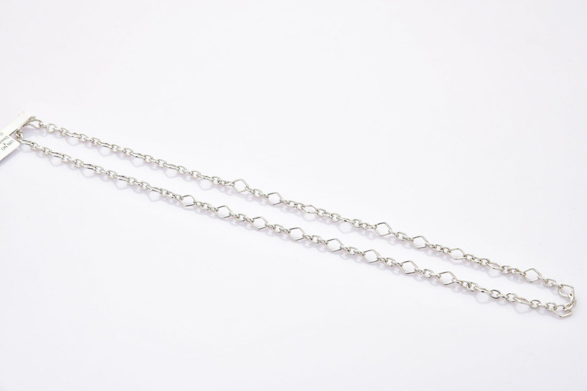 Jewelove™ Chains Square Links Platinum Chain JL PT CH 890