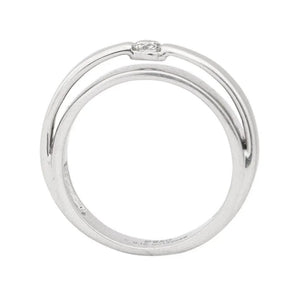 Jewelove™ Rings SI IJ / Women's Band only Super Sale - Ring Size 11, JL PT 409 Floating Diamond Platinum Ring for Women