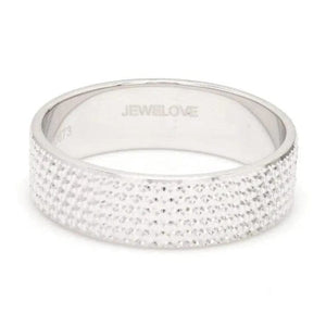 Jewelove™ Rings Super Sale - SJ PTO 123 Diamond Cut Platinum Love Bands Sizes 19, 12