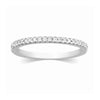 Jewelove™ Rings Thin Half Eternity Diamond Ring in Platinum JL PT 284