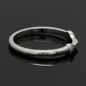 Jewelove™ Rings Thin Plain Platinum Love Bands SJ PTO 127