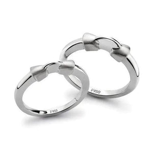 Jewelove™ Rings Thin Plain Platinum Love Bands SJ PTO 127