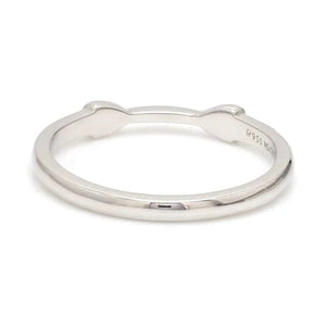 Jewelove™ Rings Thin Plain Platinum Love Bands SJ PTO 127