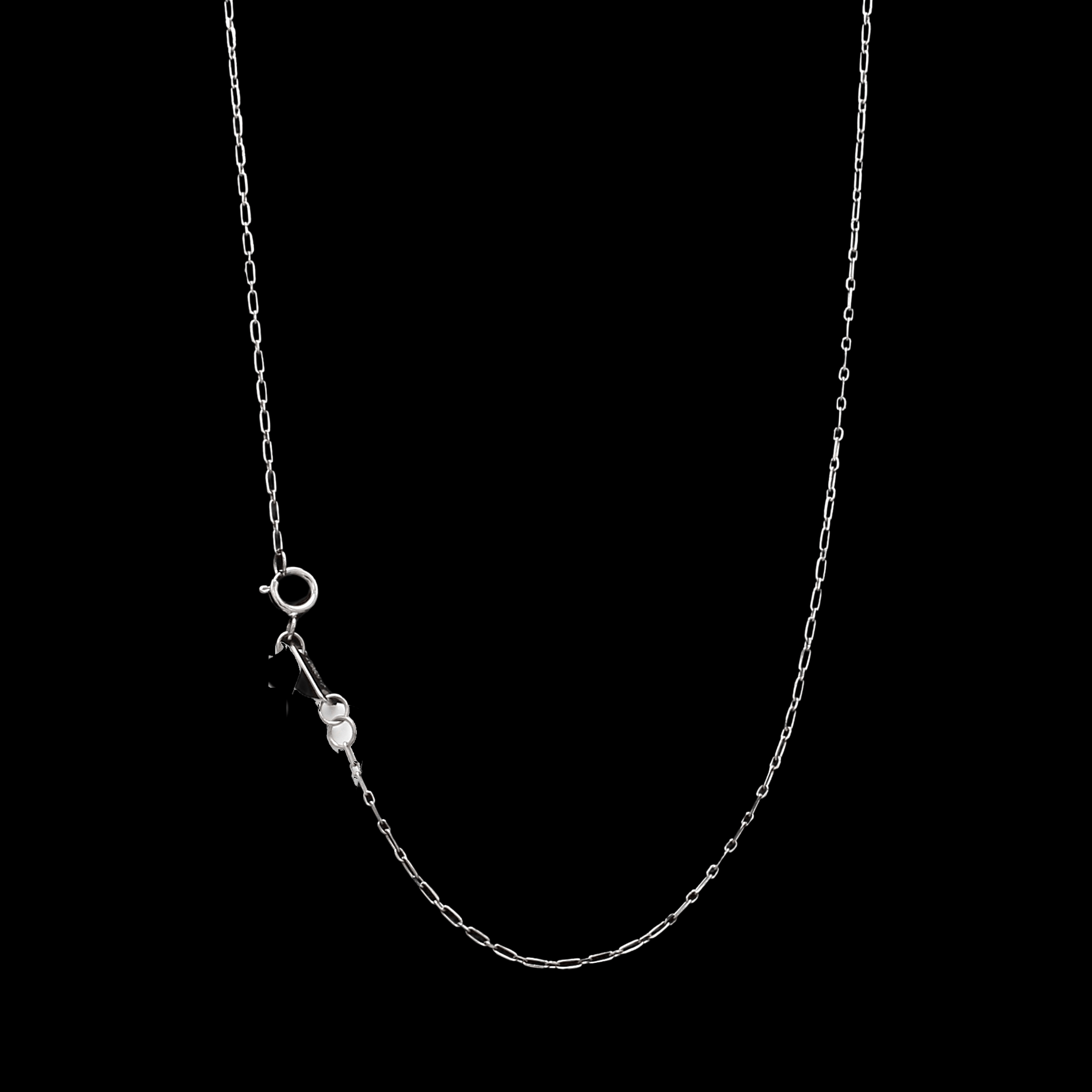 Jewelove™ Chains Thin Platinum Chain with Rectangular Links JL PT CH 905