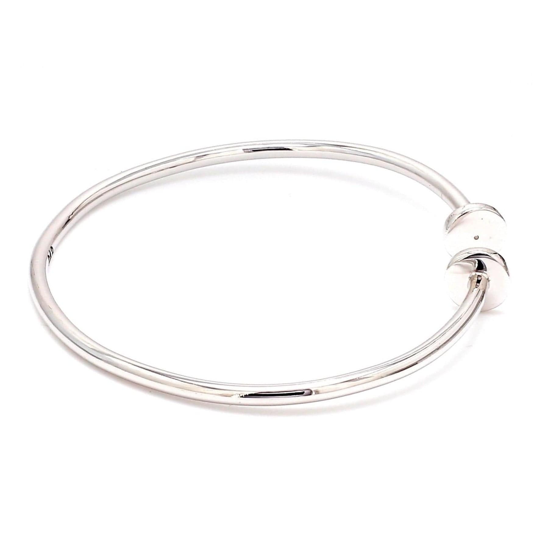 Jewelove™ Bangles & Bracelets Thin Platinum Open Kada JL PTB 665