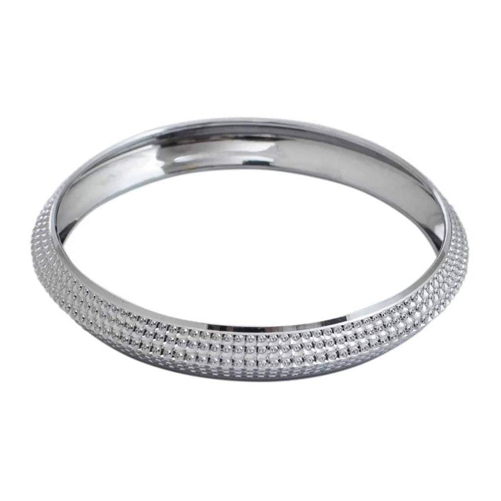 Jewelove™ Bangles & Bracelets Uni-Sex Broad Platinum Kada JL PTB 619