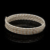 Jewelove™ Bangles & Bracelets Unique 5-Row Japanese Platinum & Rose Gold Bracelet for Women JL PTB 727