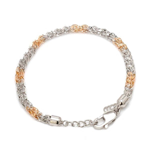 Jewelove™ Bangles & Bracelets Bracelet Unique Japanese Platinum Rose Gold Bracelet JL PTB 739R