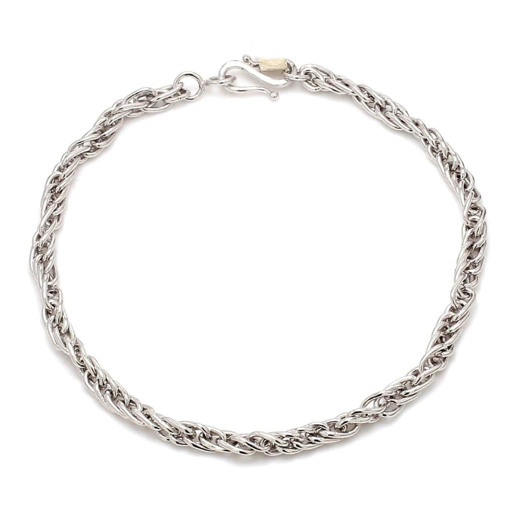 Jewelove™ Bangles & Bracelets Unisex Designer Platinum Bracelet JL PTB 1115