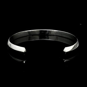 Jewelove™ Bangles & Bracelets Unisex Platinum Open Kada Hi-Polish JL PTB 736