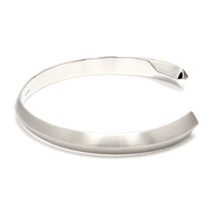 Jewelove™ Bangles & Bracelets Unisex Platinum Open Kada Matte Finish JL PTB 736