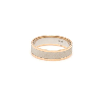 Jewelove™ Rings Unisex Platinum & Rose Gold Couple Love Band Rings JL PT 1362