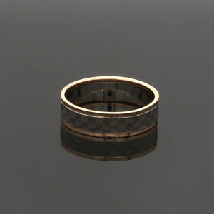 Jewelove™ Rings Unisex Platinum & Rose Gold Couple Love Bands JL PT 1362