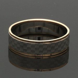 Jewelove™ Rings Unisex Platinum & Rose Gold Couple Love Bands JL PT 1362