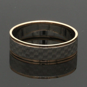 Jewelove™ Rings Unisex Platinum & Rose Gold Couple Love Bands JL PT 1362