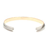 Jewelove™ Bangles & Bracelets Unisex Platinum Rose Gold Open Kada Hi-Polish JL PTB 736R