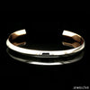 Jewelove™ Bangles & Bracelets Unisex Platinum Rose Gold Open Kada Hi-Polish JL PTB 736R