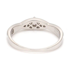 Jewelove™ Rings United Three Diamond Platinum Love Bands JL PT 588