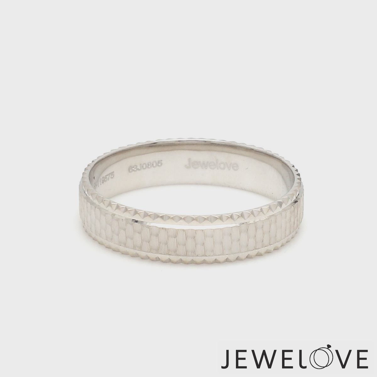 Platinum Love Bands for Men JL PT 1306