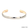 Unisex Platinum Rose Gold Open Kada Hi-Polish JL PTB 736R