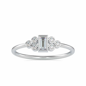 Jewelove™ Rings Women's Band only / VS GH 0.20cts. Solitaire Platinum Diamond Engagement Ring JL PT 0678