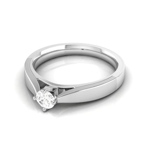 Jewelove™ Rings 0.20cts Solitaire Platinum Engagement Ring for Women JL PT R-54