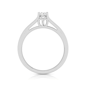 Jewelove™ Rings 0.20cts. Solitaire Platinum Engagement Ring for Women JL PT R-57