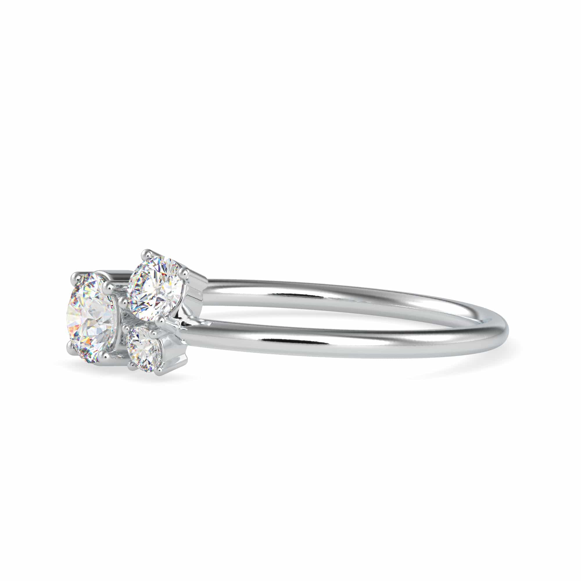 Jewelove™ Rings Women's Band only / VS J 0.25 cts. Solitaire Platinum Diamond Engagement Ring JL PT 0676