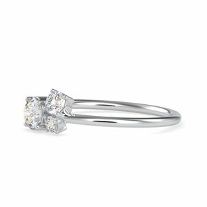 Jewelove™ Rings Women's Band only / VS J 0.25 cts. Solitaire Platinum Diamond Engagement Ring JL PT 0676