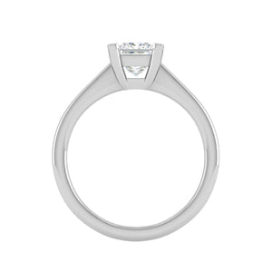 Jewelove™ Rings VS I / Women's Band only 0.30 cts Princess Cut Solitaire Platinum Ring JL PT RS PR 129