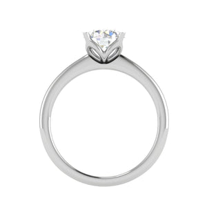 Jewelove™ Rings VS J / Women's Band only 0.30 cts Solitaire Platinum Ring for Women JL PT RS PR 116