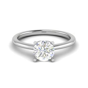 Jewelove™ Rings VS J / Women's Band only 0.30 cts Solitaire Platinum Ring for Women JL PT RS PR 116