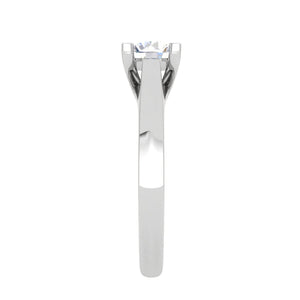 Jewelove™ Rings VS J / Women's Band only 0.30 cts Solitaire Platinum Ring for Women JL PT RS PR 136