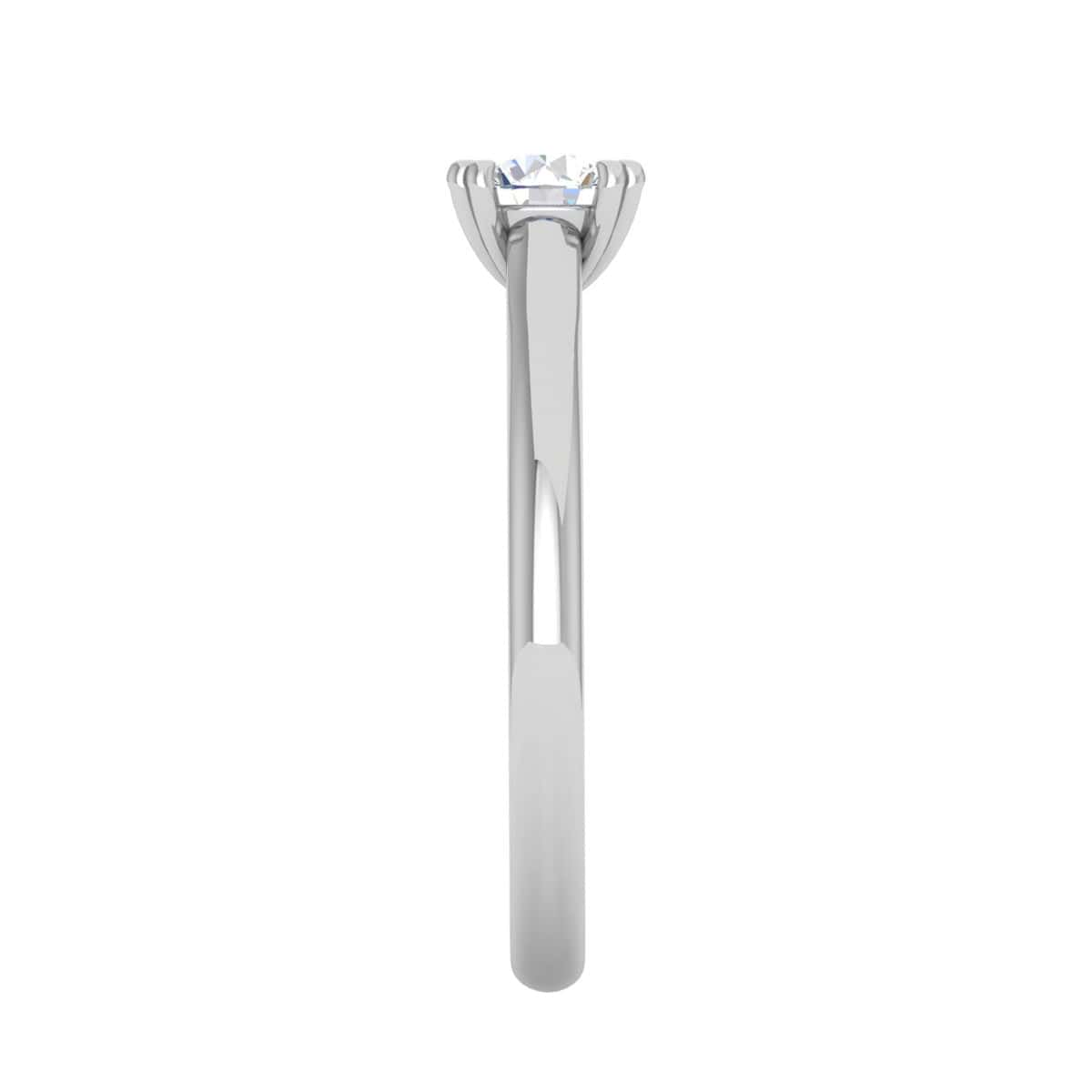 Jewelove™ Rings VS J / Women's Band only 0.30 cts Solitaire Platinum Ring for Women JL PT RS PR 166