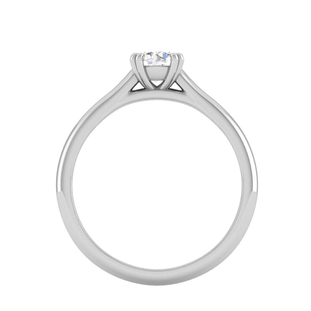 Jewelove™ Rings VS J / Women's Band only 0.30 cts Solitaire Platinum Ring for Women JL PT RS PR 166