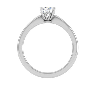 Jewelove™ Rings VS J / Women's Band only 0.30 cts Solitaire Platinum Ring JL PT RS RD 169