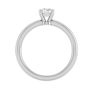 Jewelove™ Rings VS J / Women's Band only 0.30 cts Solitaire Platinum Ring JL PT RS RD 175