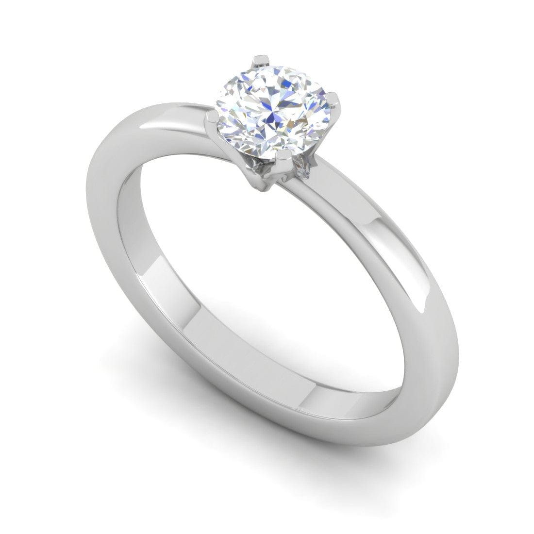 0.30 cts Solitaire Platinum Ring JL PT RS RD 180