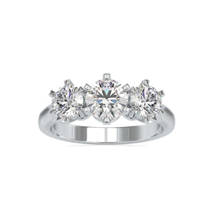 Jewelove™ Rings Women's Band only / VS J 0.30cts. Solitaire Platinum Engagement Ring JL PT 0061