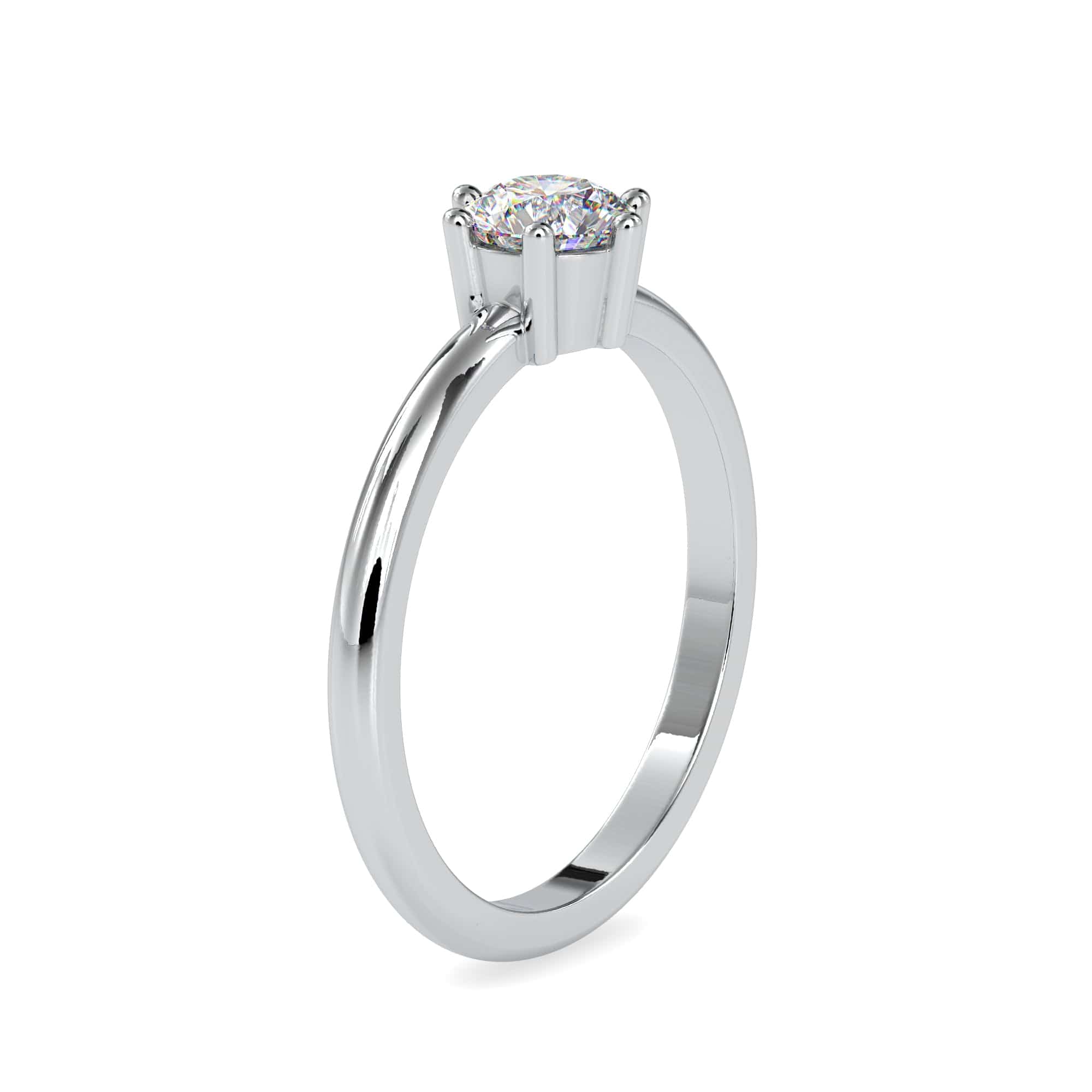 Jewelove™ Rings Women's Band only / VS J 0.30cts. Solitaire Platinum Engagement Ring JL PT 0078