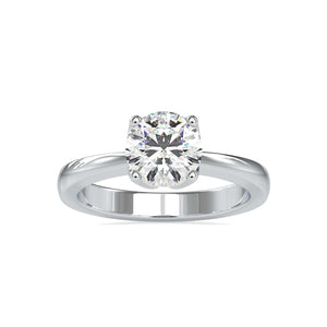 Jewelove™ Rings Women's Band only / VS J 0.30cts. Solitaire Platinum Engagement Ring JL PT 0107-A