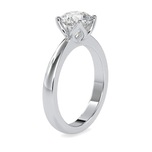 Jewelove™ Rings Women's Band only / VS J 0.30cts. Solitaire Platinum Engagement Ring JL PT 0107-A