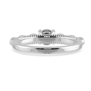 Jewelove™ Rings J VS / Women's Band only 0.30cts Solitaire Platinum Ring with Marquise Cut Diamond Accents JL PT 2011