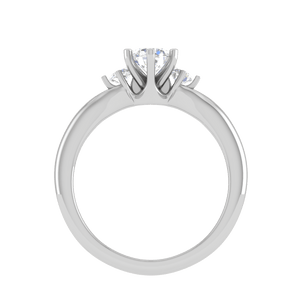 Jewelove™ Rings J VS / Women's Band only 0.50 cts Solitaire Platinum Ring JL PT R3 RD 149