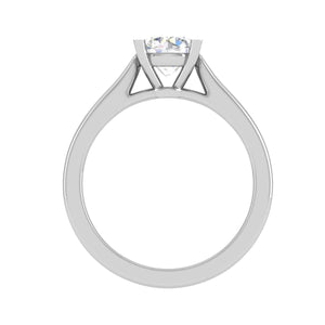 Jewelove™ Rings VS J / Women's Band only 0.50 cts Solitaire Platinum Ring JL PT RS RD 135