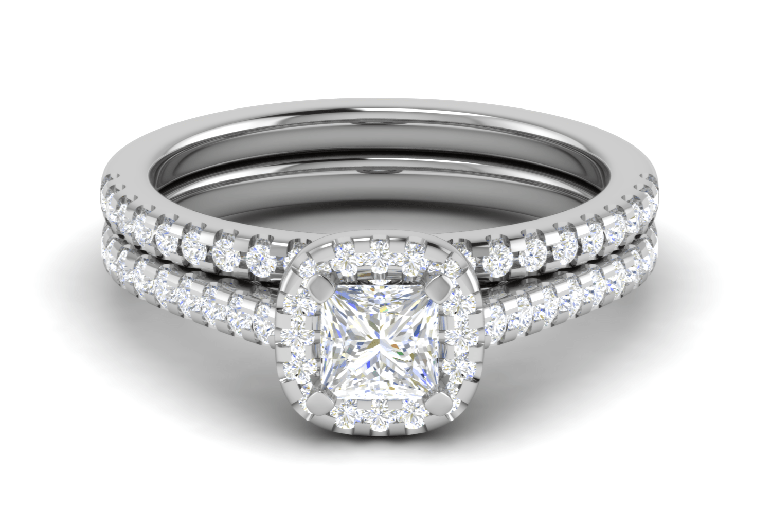 Oval Double Halo Engagement Rings | Wedding Bands & Co.