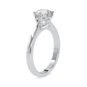 Jewelove™ Rings Women's Band only / VS J 0.50cts. Solitaire Platinum Engagement Ring JL PT 0132